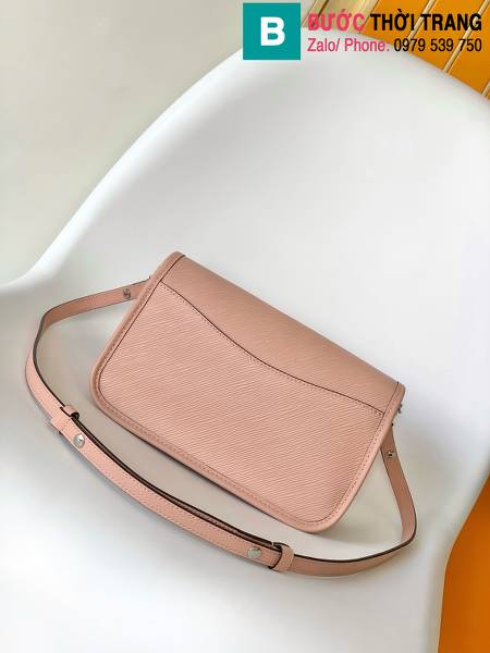 Túi xách Louis Vuitton Buci siêu cấp epi màu hồng size 24.5cm