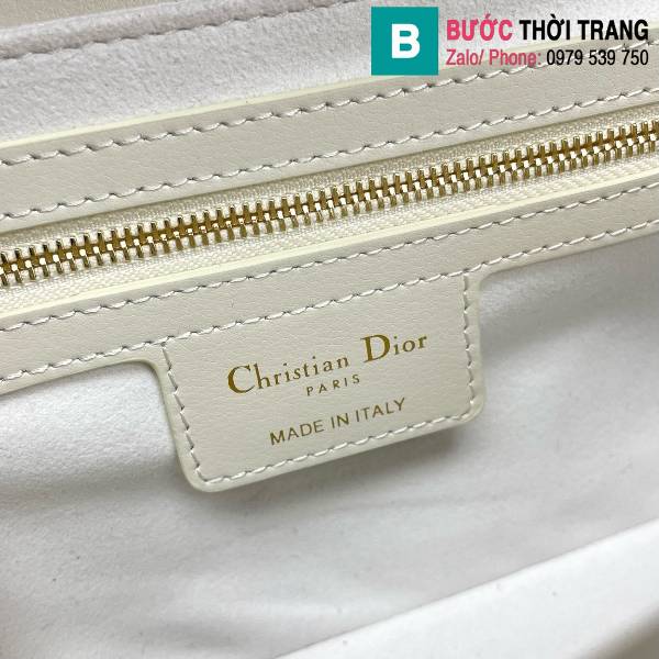 Túi xách Dior Jolie siêu cấp da bò màu ghi size 22cm