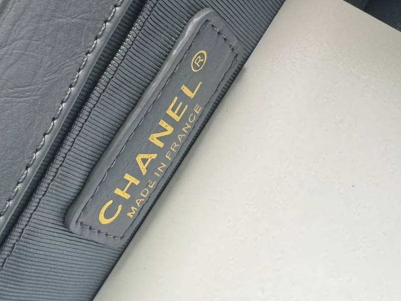 Túi xách Chanel siêu cấp da bò màu xám size 26cm 