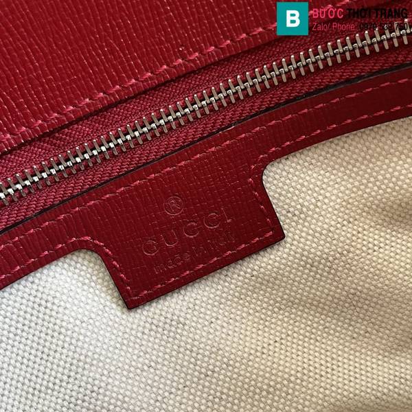 Túi xách Gucci Horsebit 1955 siêu cấp da bê màu đỏ size 26.5cm