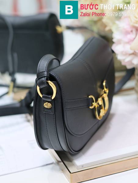 Túi xách Dior Besace siêu cấp da bò màu đen size 24cm