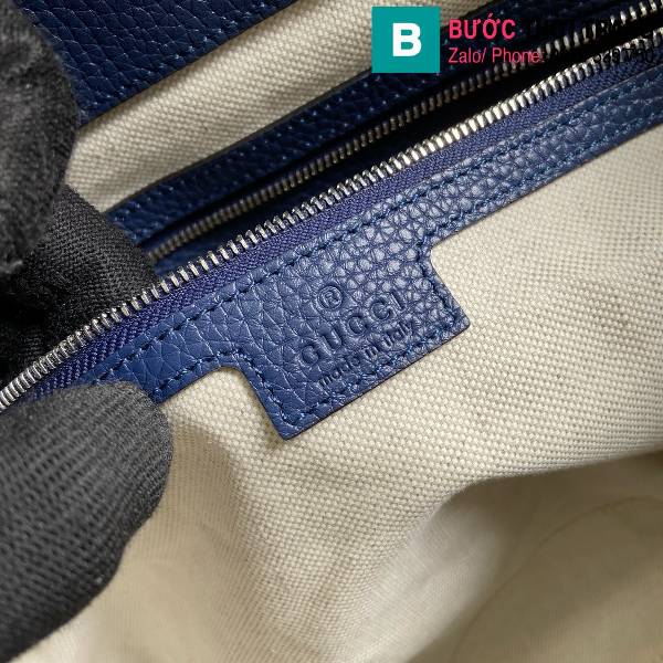 Túi xách Gucci siêu cấp da bò màu xanh size 31cm 