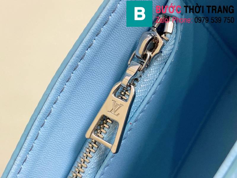 Túi xách louis Vuitton Twist West siêu cấp epi màu xanh size 23.5cm 