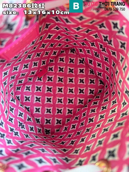 Túi xách Louis Vuitton Nano Noé siêu cấp monogram màu hồng size 16cm