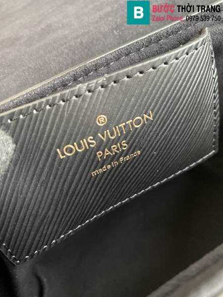 Túi xách Louis Vuitton Twist siêu cấp da epi màu đen size 23cm