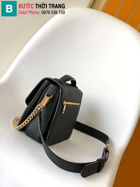 Túi xách louis Vuitton Oxford siêu cấp da bò màu đen size 22cm 