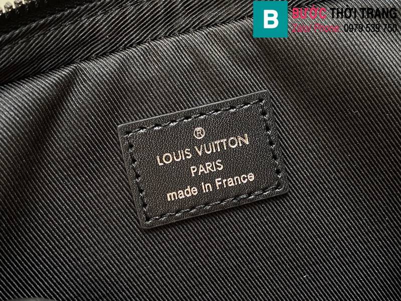 Túi xách Louis Vuitton NANO PORTE DOCUMENTS VOYAGE siêu cấp da bò màu đen size 20cm