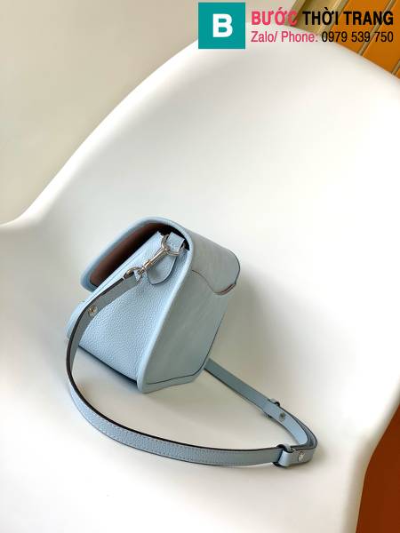 Túi xách Louis Vuitton Buci siêu cấp epi màu xanh size 24.5cm 