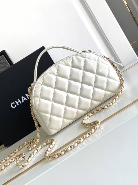 Túi xách Chanel Boston siêu cấp da bò màu trắng size 20cm 