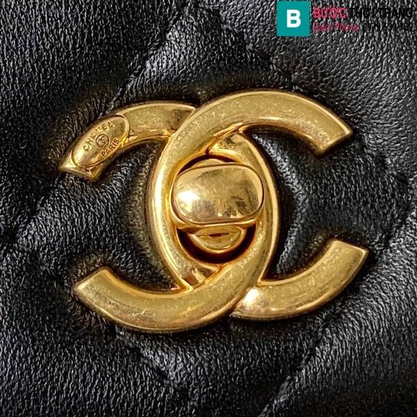 Túi xách Chanel Woc cao cấp da cừu màu đen size 19cm