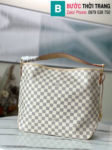Túi xách Louis Vuitton Calvi siêu cấp monogram màu trắng size 41cm 