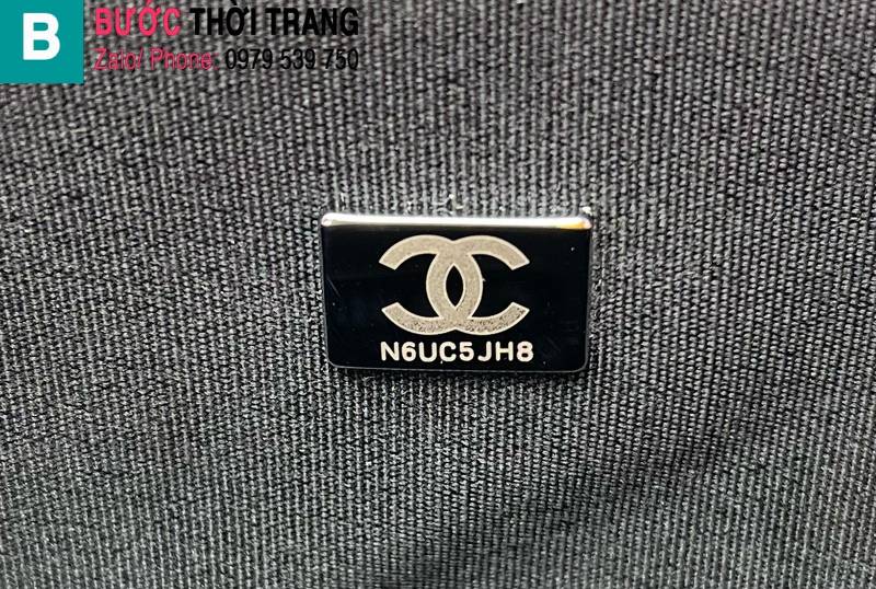 Túi xách Chanel Cf bag siêu cấp da bê màu đen size 27cm 