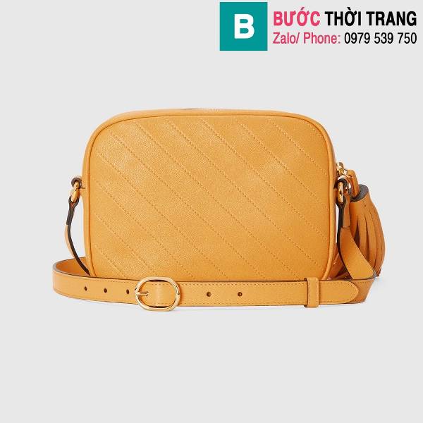 Túi xách Gucci Blondie siêu cấp da bò màu vàng size 21cm 