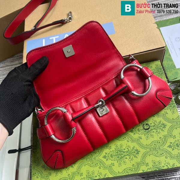 Túi xách Gucci siêu cấp da bò màu đỏ size 27cm