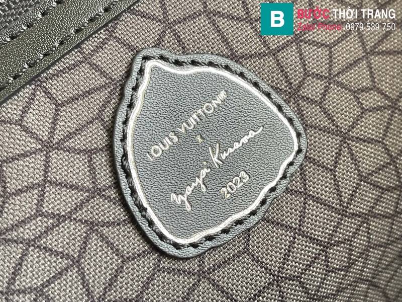Túi xách Louis Vuitton Keepall Bandouliere siêu cấp monogram màu xanh size 45cm