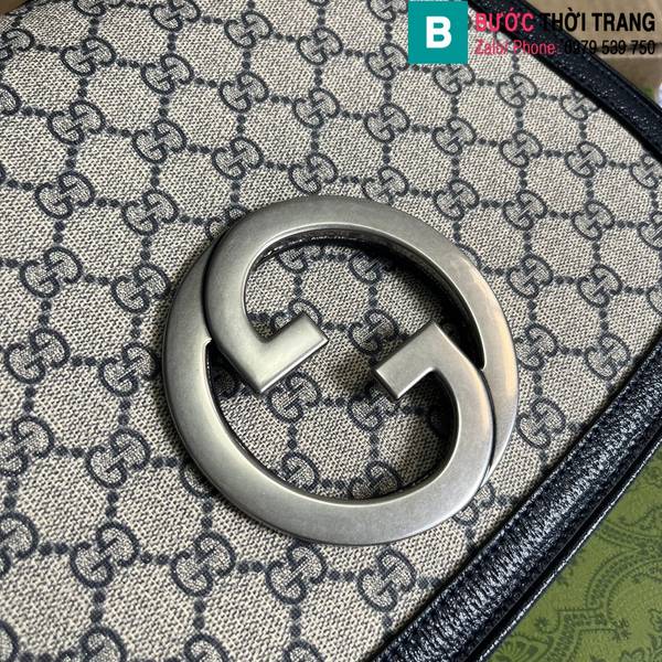 Túi xách Gucci Blondie siêu cấp canvas màu đen size 29cm