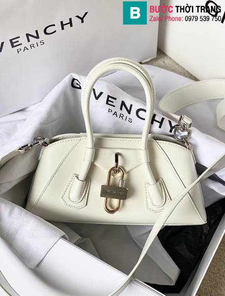 Túi xách Givenchy Antigona siêu cấp da bê màu trắng size 22cm 