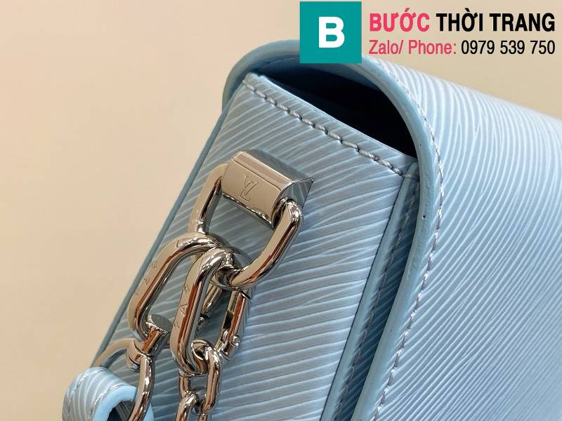 Túi xách louis Vuitton Twist West siêu cấp epi màu xanh size 23.5cm 