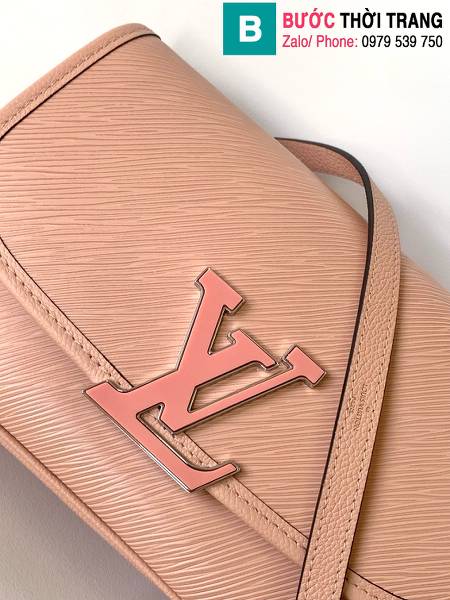 Túi xách Louis Vuitton Buci siêu cấp epi màu hồng size 24.5cm