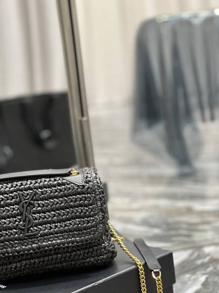 Túi xách Saint Laurent Niki siêu cấp canvas màu đen size 22cm 