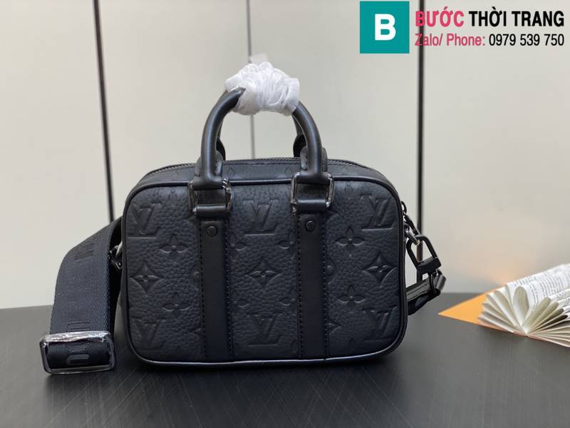 Túi xách Louis Vuitton NANO PORTE DOCUMENTS VOYAGE siêu cấp da bò màu đen size 20cm