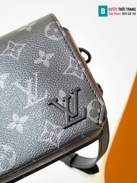 Túi xách Louis Vuitton Aerogram  siêu cấp monogram màu đen size 17.3cm