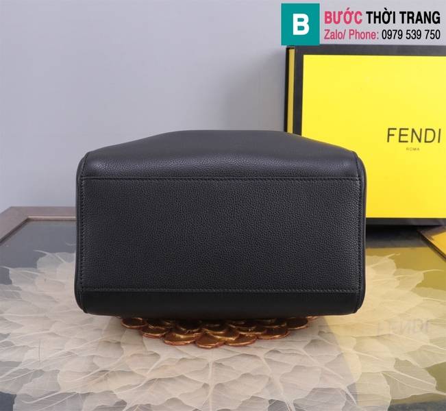 Túi xách Fendi Spot Ming Origami cao cấp da bò màu đen size 27cm