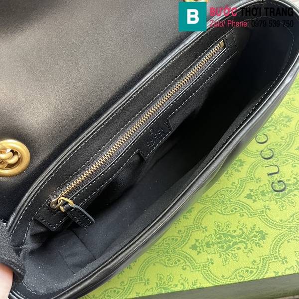 Túi xách Gucci Marmont siêu cấp da bê màu đen size 26cm