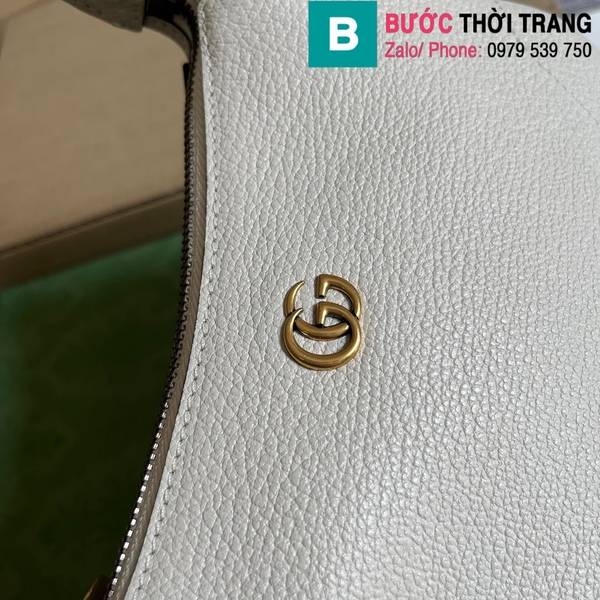 Túi xách Gucci Cosmogonie cao cấp da bò màu trắng size 21cm