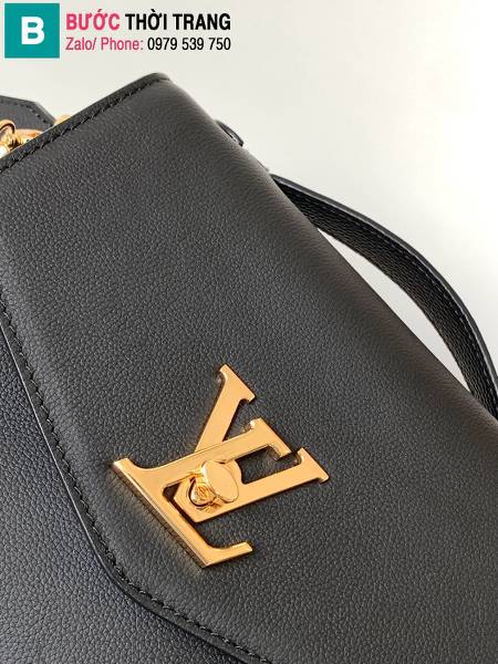 Túi xách louis Vuitton Oxford siêu cấp da bò màu đen size 22cm 