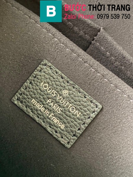 Túi xách Louis Vuitton Mylockme siêu cấp da bê màu trắng đen size 28 cm - M54878