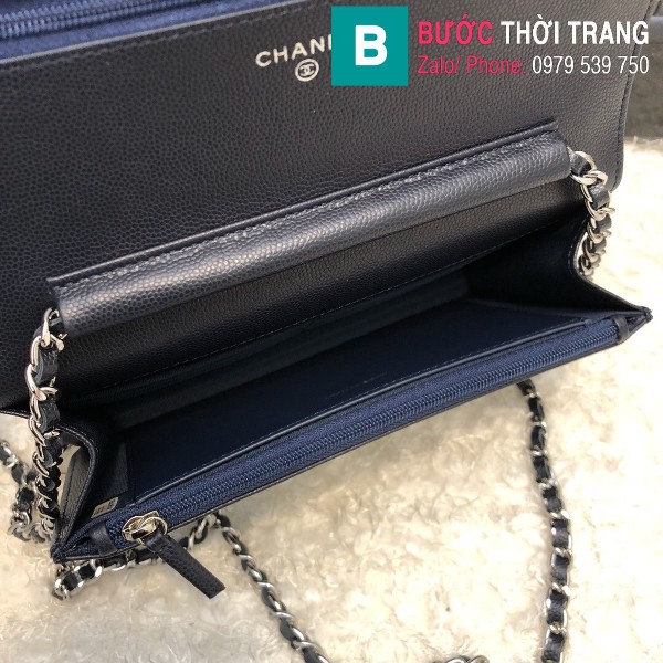 Túi xách Chanel Woc Falp Bag siêu cấp da cừu màu đen size 19 cm - 33814 