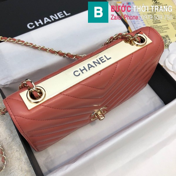Túi xách Chanel Woc Falp Bag siêu cấp da cừu màu ngói size 19 cm - 33814