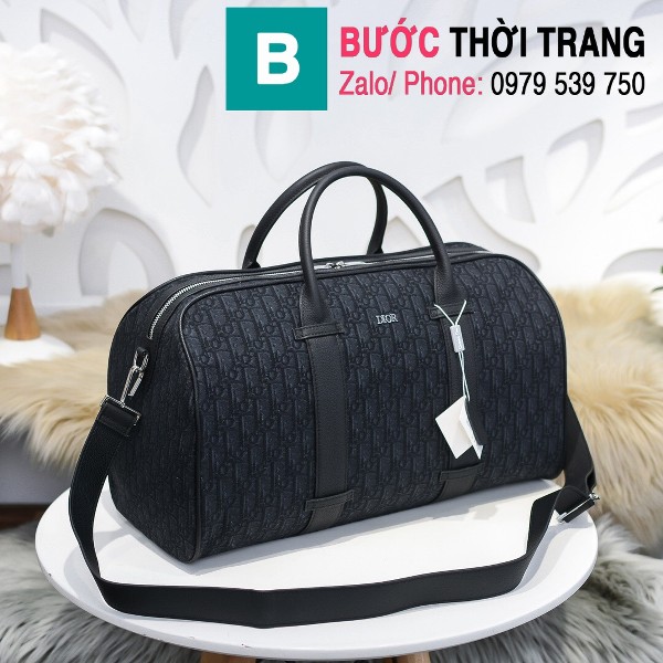 Túi xách Dior Oblique Bag siêu cấp cỡ lớn vải casvan màu 2 size 48cm 