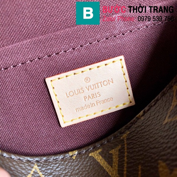 Túi xách LV Loius Vuitton Favorite siêu cấp da Monogram màu nâu họa tiết size 28cm - 41129