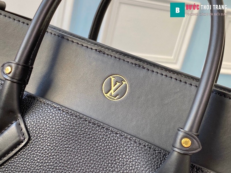 Túi xách LV Louis Vuitton On my side siêu cấp màu đen size 30.5 cm - M53826