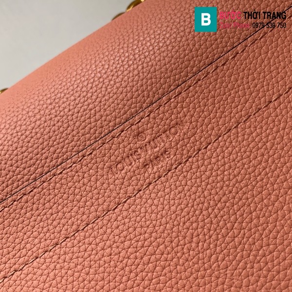 Túi Louis Vuitton Grained Calf Leather siêu cấp màu hồng size 23 cm - M57071