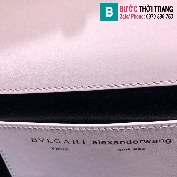 Túi xách Bvlgari Alexander Wang siêu cấp da bê màu hồng size 18.5cm 