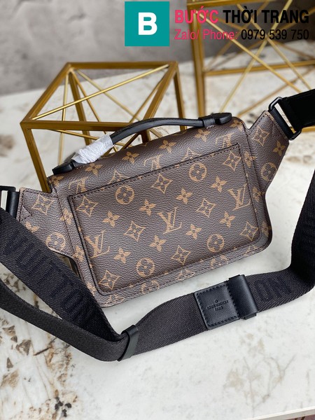 Túi xách Louis Vuitton S Lock Sling Bag siêu cấp monogram viền đen size 21cm - M45807