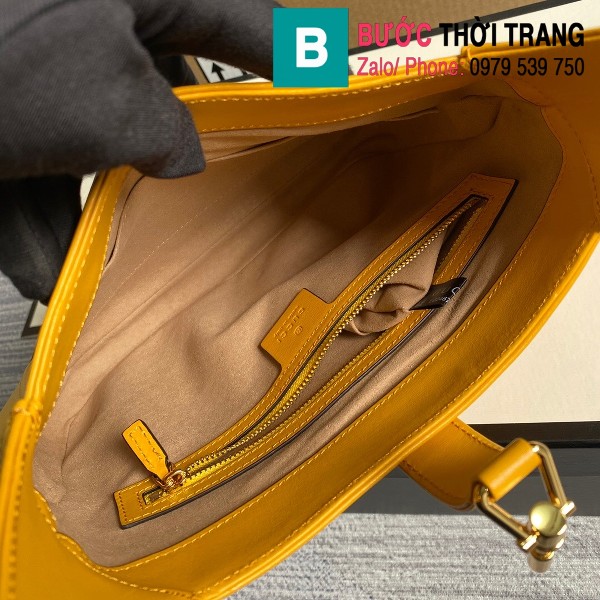 Túi xách Gucci Jackie 1961 small hobo bag siêu cấp màu vàng size 28 cm - 636709