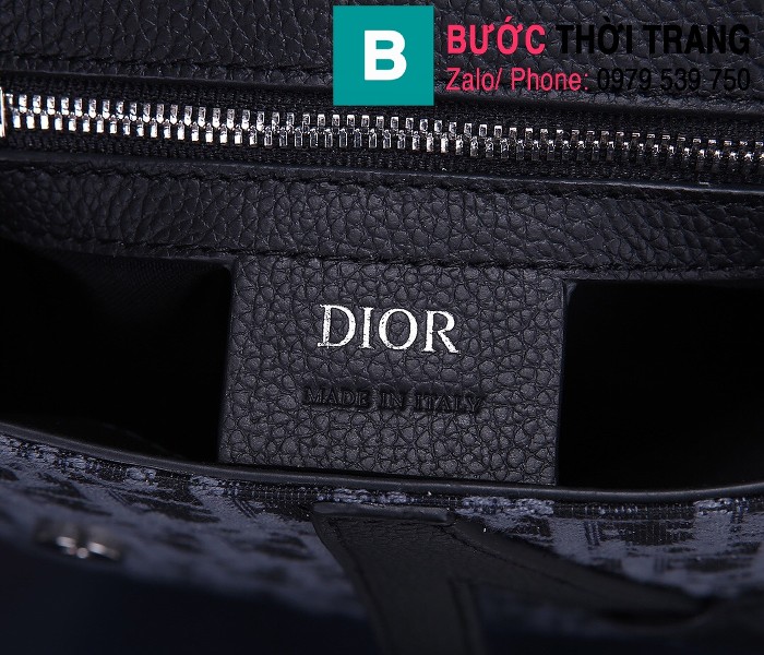 Túi đeo chéo Dior Oblique Bag siêu cấp vải casvan màu 3 size 16cm - CD93306