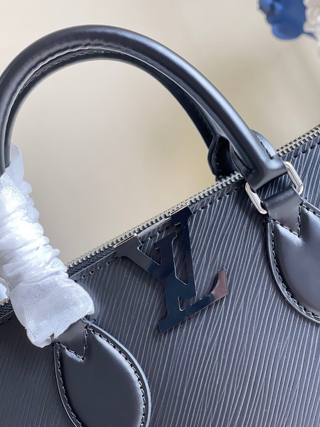 Túi xách LV Loius Vuitton Grenelle Tote PM siêu cấp da vân Epi màu đen size 27cm - 57680