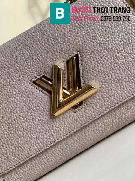 Túi xách Louis Vuitton Twist One Handle PM siêu cấp màu xám size 25 cm - M57090