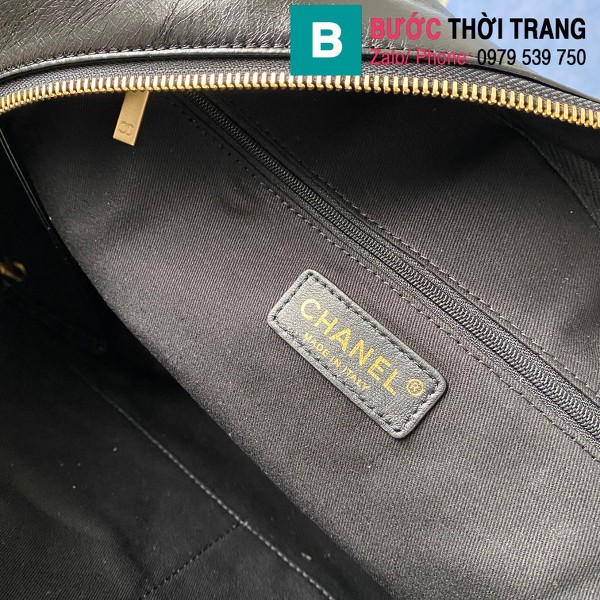 Túi Chanel Tas Handbag / Bahu Wanita siêu cấp da bò màu đen size 42 cm - 8396