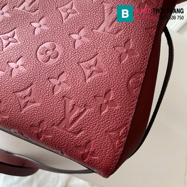 Túi xách Louis Vuitton Montaigne BB siêu cấp da bò màu đỏ đô size 29 cm - M41053