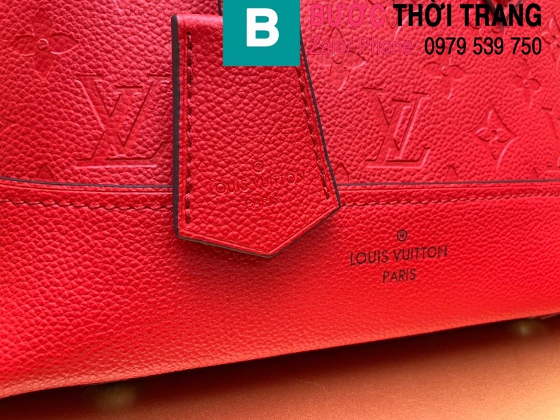 Túi xách Louis Vuitton Alma BB siêu cấp màu đỏ size 25 cm - M44829