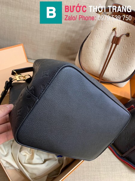 Túi xách Louis Vuitton NeoNoe siêu cấp da bò màu đen size 26 cm - M45256