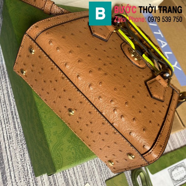 Túi xách Gucci diana mini tote bag siêu cấp màu nâu size 20cm - 655661 