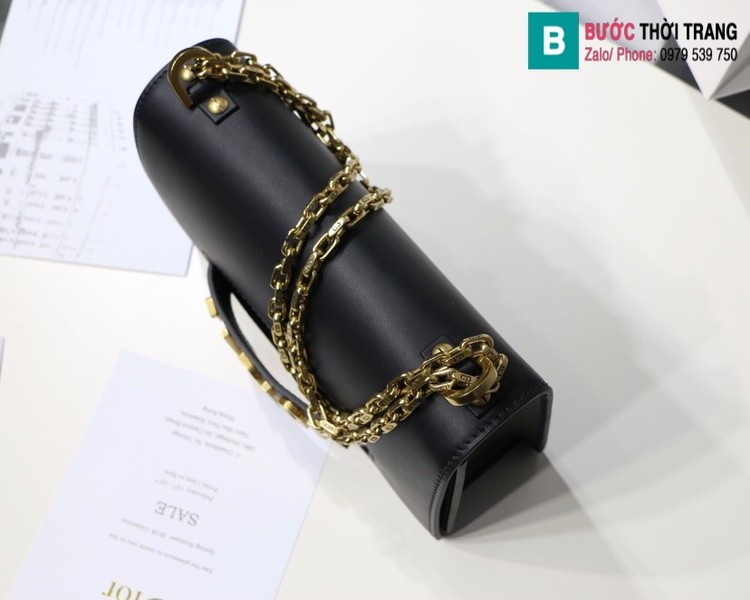 Túi xách Dior J'adior siêu cấp da trơn màu đen size 25cm