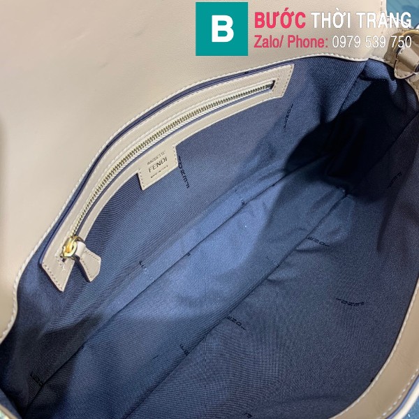 Túi xách Fendi Baguette bag siêu cấp da nappa màu nâu size 32cm
